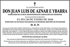 Juan Luis de Aznar e Ybarra